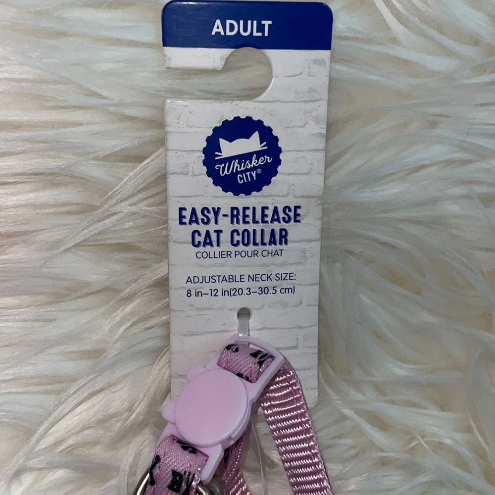 🎀💙NWT Pink and Blue Bow Tie Breakaway Adult Cat Collar